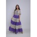 Embroidered dress "Lavender Grassland"